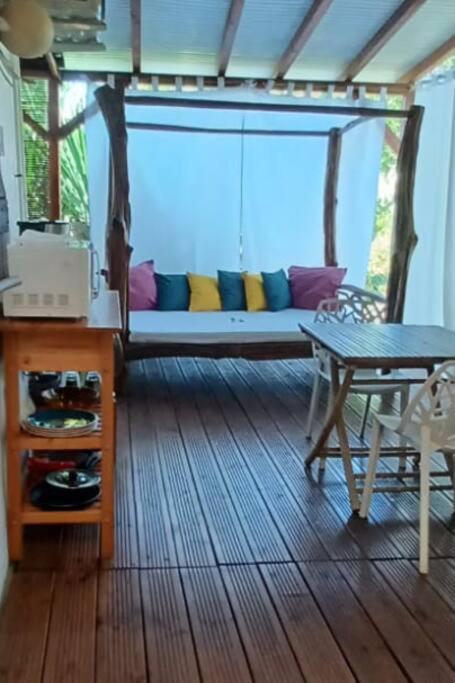 Bungalow Atypique Ti Bambou A 500M De La Plage Sainte-Anne  Luaran gambar